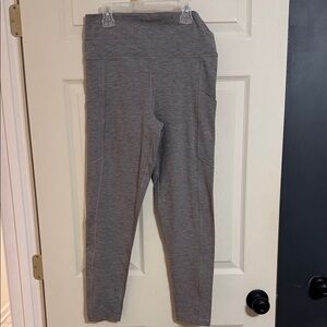 American Eagle Light Heather Gray Pocket Leggings